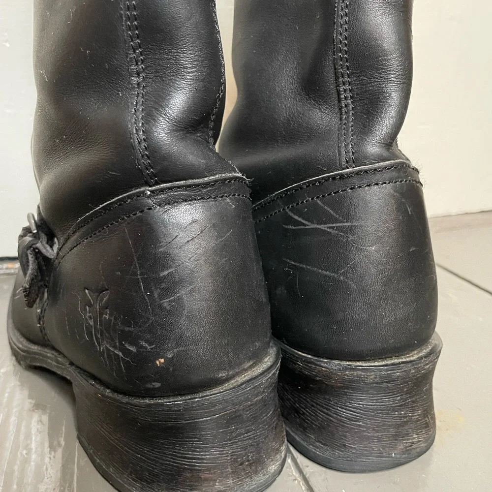 FRYE AND CO. Black Leather Engineer boots - Picture 7 of 7